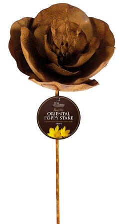 Rusty Oriental Poppy Stake -Image courtesy of Tom Chambers