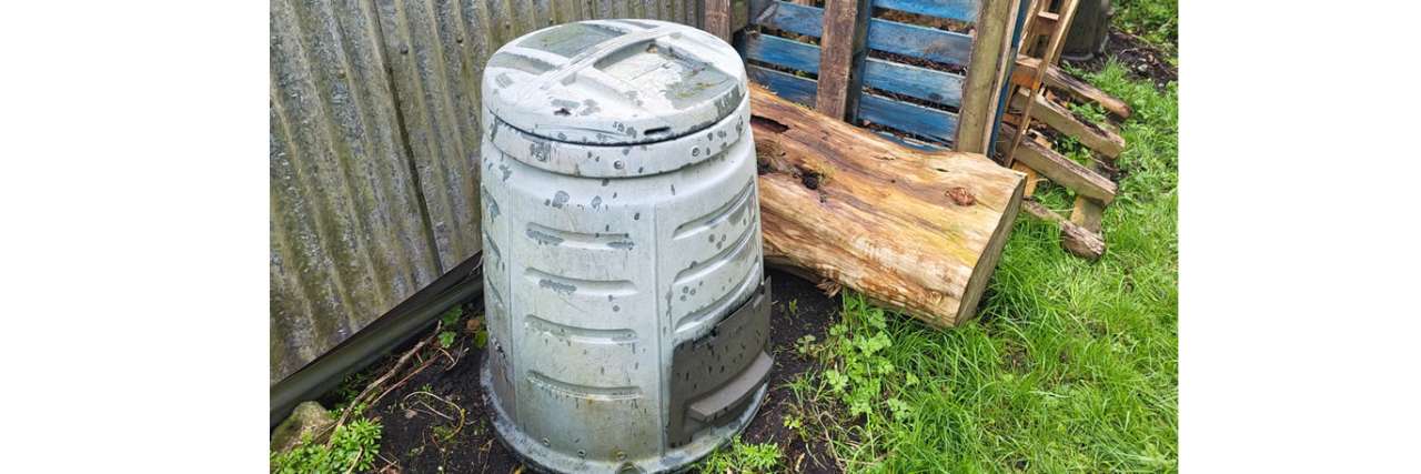 Enclosed compost convertor - Image by Richard (AGC) taken 09 April 2026