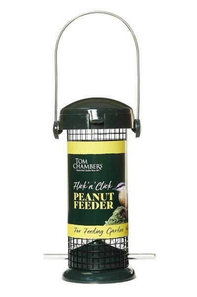 Tom Chambers Flick 'n' Click Peanut Feeder - Image courtesy of Tom Chambers