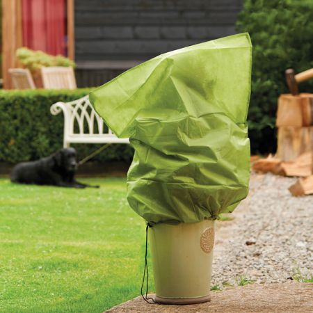 Protective fleece jackets for plants - Image courtesy of Westland