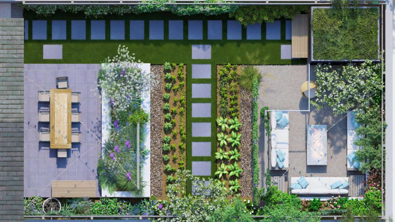 Shared Spaces Garden Plan by Nicola Haines