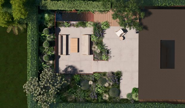 Plan view of the Celebrity Dream Garden at Bloom 2026