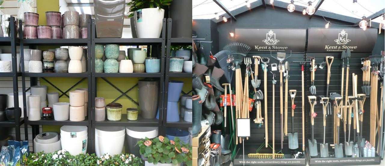 Our wide selection of garden tools and indoor pots