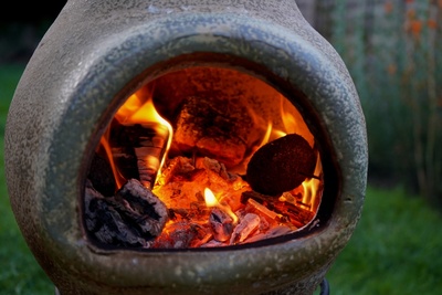 Stay warm in winter with fire pits and chimeneas