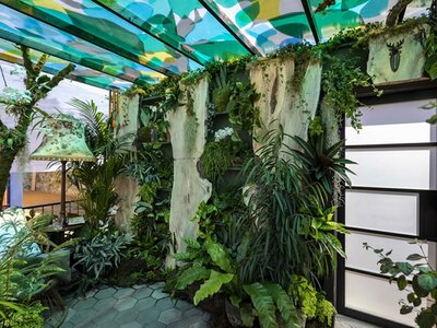 The Silver Gilt winning 'Plant Collector's Balcony' by Tom Bradford at Bloom 2026 