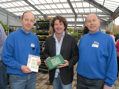 2006 - James & Ronan with Diarmuid Gavin celebrating 20 years