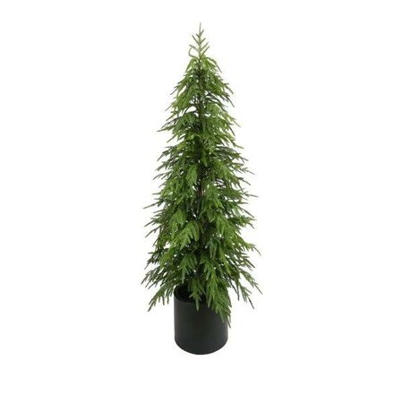 5ft Balsam Fir Tree in Planter -Image courtesy of Sage Décor
