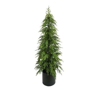 5ft Balsam Fir Tree in Planter -Image courtesy of Sage Décor