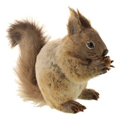 Faux Fur Squirrel with Nut -Image courtesy of Sage Décor