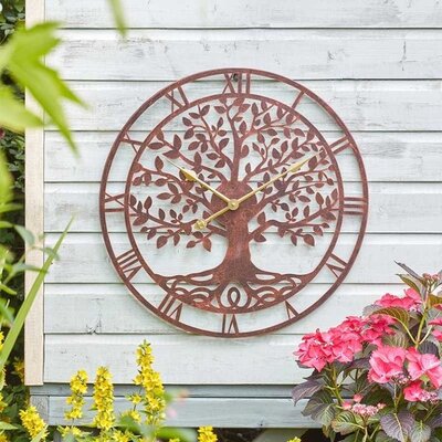 24" Tree of Life Wall Clock -Image courtesy of Smart Garden Products