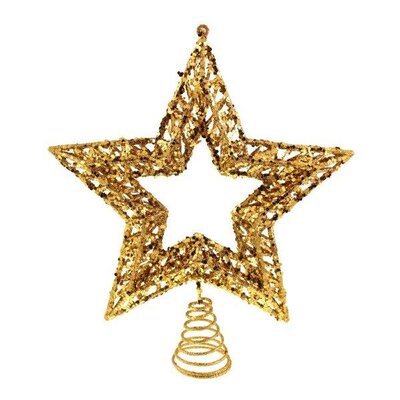 Treetop Star Glittered -Image courtesy of Sage Décor