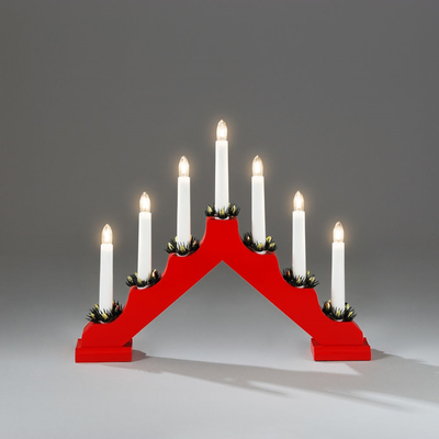 7 Bulb Welcome Light (Red) - Image courtesy of Konstsmide