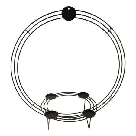 Metal Wreath Display Candleholder -Image courtesy of Sage Décor