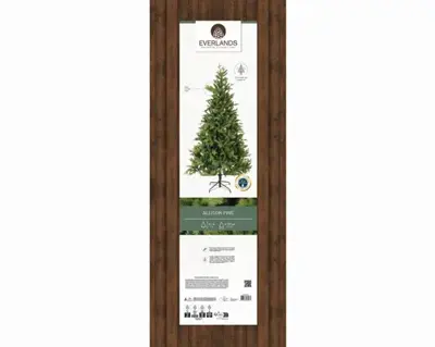 7ft Allison pine (green) boxed - Image courtesy of Kaemingk / Everlands