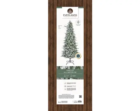 7ft Killington Fir Frosted Artificial Christmas Tree boxed -Image courtesy of Kaemingk