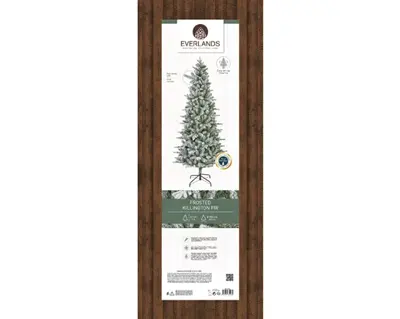 7ft Killington Fir Frosted Artificial Christmas Tree boxed -Image courtesy of Kaemingk
