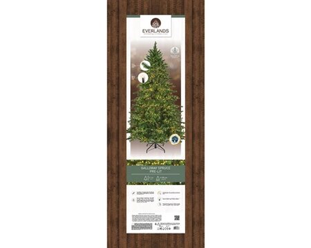 7ft PretoLit Galloway spruce boxed - Image courtesy of Kaemingk