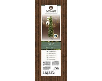 7ft pretolit slim fir tree boxed - Image courtesy of Kaemingk