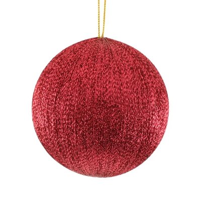 Spun Metallic Bauble (8cm)