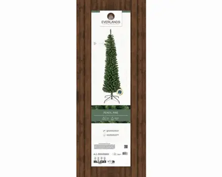 9ft Pencil Pine tree boxed - Image courtesy of Kaemingk / Everlands