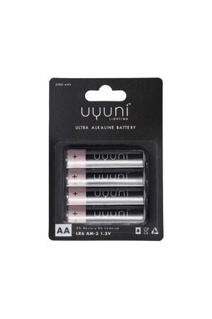 AA Battery, 1,5V, 2300mAh, 4-pack -Image courtesy of Piffany