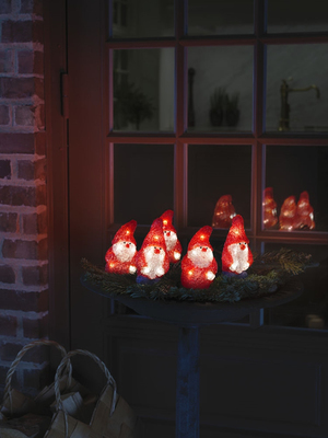 Acrylic Santa 5 Piece Set - Image courtesy of Konstsmide