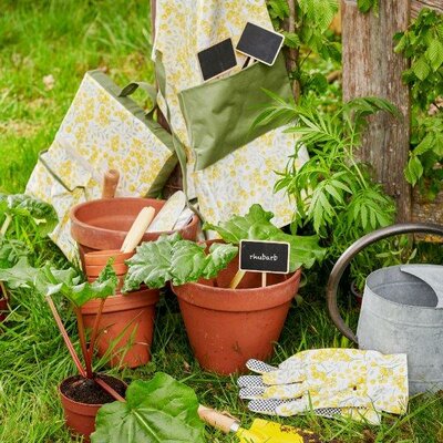 Apron with mimosa print - image 2