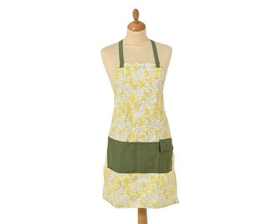 Apron with mimosa print - image 1