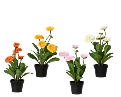 Artificial Chrysanthemum in pot - image 1