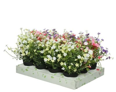 Artificial small flower in pot -Image courtesy of Kaemingk