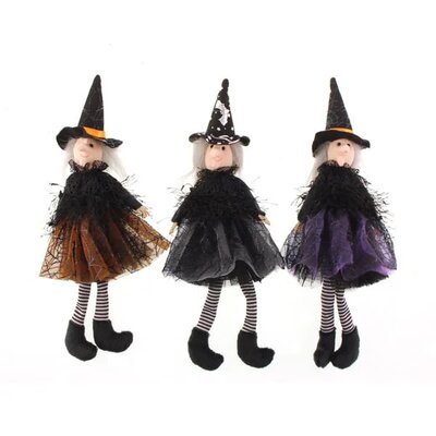 Assorted Fabric Witch Hanger (26cm)