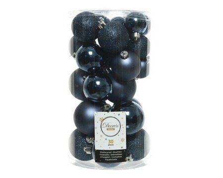 Baubles shatter-proof night blue (blue)
