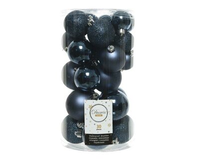 Baubles shatter-proof night blue (blue)