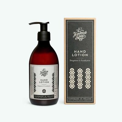 Hand Lotion – Bergamot & Eucalyptus (250ml) - Image courtesy of Handmade Soap Co.