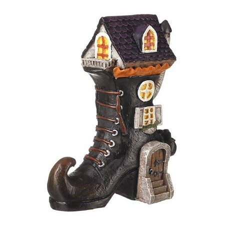 Black Resin Witches Boot House -Image courtesy of Heaven Sends