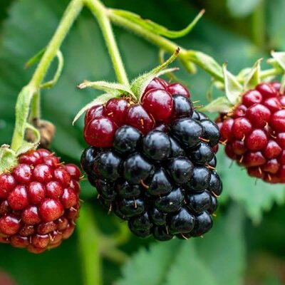 Blackberry 'Thornless Evergreen' - Image by Cornell Frühauf from Pixabay 