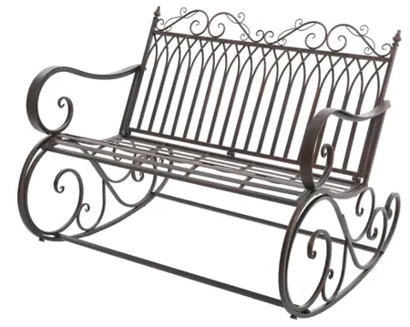 Bordeaux Rocking Bench Iron