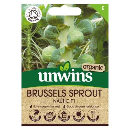 Brussels Sprout Nautic F1 (Organic) - Image courtesy of Unwins