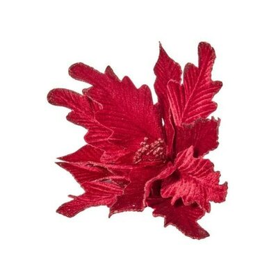 Burgundy Poinsettia Clip -Image courtesy of Smart Garden Products