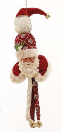 Burgundy Santa head