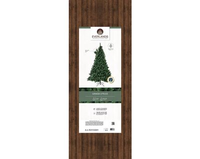 6ft Canada Spruce Artificial Christmas Tree boxed -Image courtesy of Kaemingk