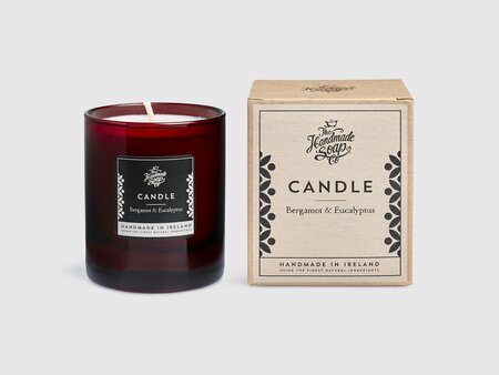 Candle - Bergamot & Eucalyptus  -Image courtesy of the Handmade Soap co.