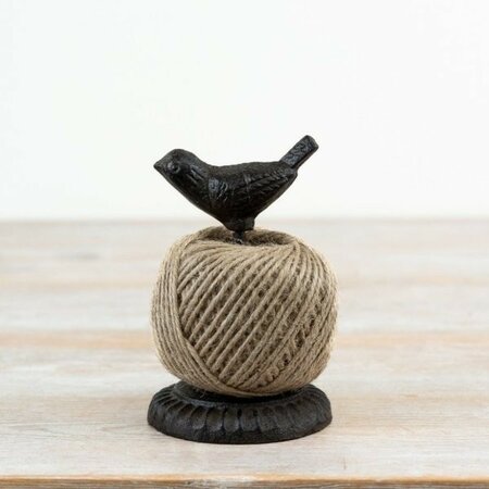 Cast Iron Bird Twine Holder + Twine -Image courtesy of Portland Living