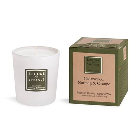 Cedarwood Nutmeg & Orange Candle (Regular)