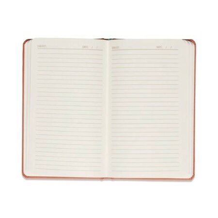 Celestial Bookcloth Journal - Terracotta Sun -Image courtesy of DesignWorks Ink.