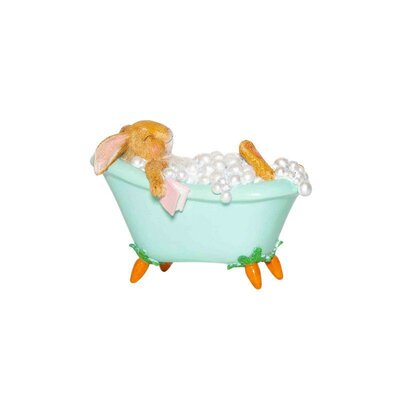 Ceramic Rabbit Enjoying Bubble Bath -Image courtesy of Elmes
