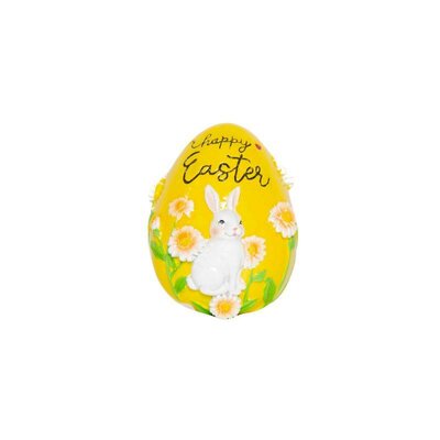 Ceramic Yellow Easter Egg -Image courtesy of Elmes