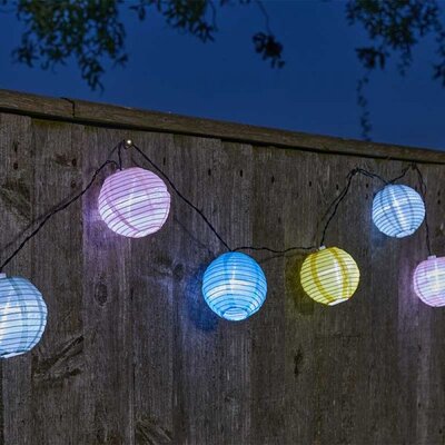 Chinese Lanterns Set of 10 (Solar) - image 1