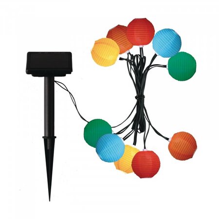 Chinese Lanterns Set of 10 (Solar) - image 2