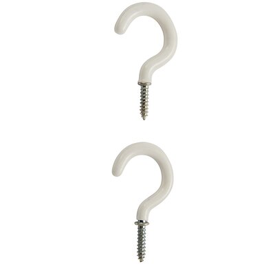 Coated Cup Hooks 10pk